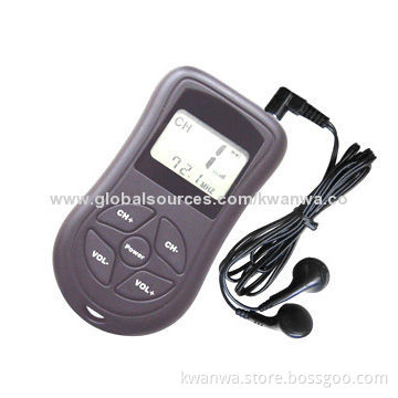 FM Radio, 70 to 108MHz Scanning Frequency or Fixed Frequency, Coming with Earphones